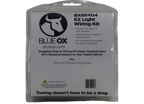Blue Ox 22-23 F150/21 F150(W/TOW PACKAGE)EZ LIGHT WIRING HARNESS