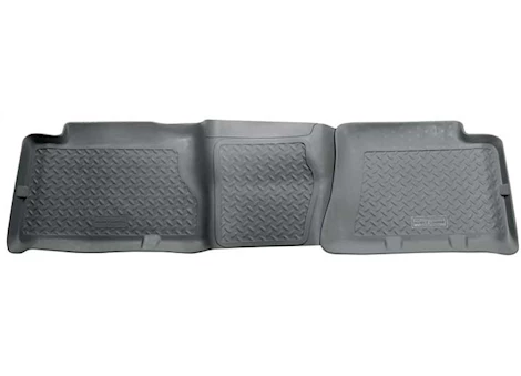 Husky Liner Classic Style 2nd Seat Floor Liner - Grey for Crew Cab