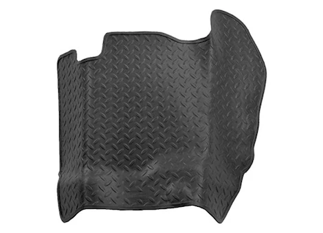 Husky Liner Classic Style Center Hump Floor Liner - Black for SuperCrew or SuperCab (Extended Cab)
