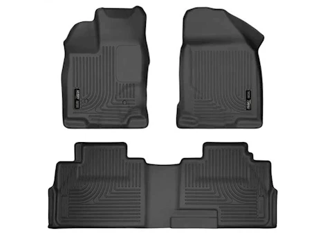 Husky Liner 07-14 EDGE 07-15 MKX FRONT/2ND SEAT LINERS WEATHERBEATER BLACK