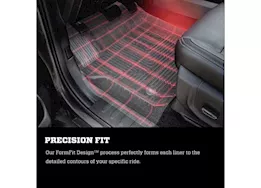 Husky Liner WeatherBeater Front & 2nd Seat Floor Liner Set - Black for Quad Cab