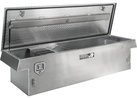 Highway Products 70X16X23 SINGLE LID TOOL BOX WITH SMOOTH ALUMINUM BASE/DIAMOND PLATE LID