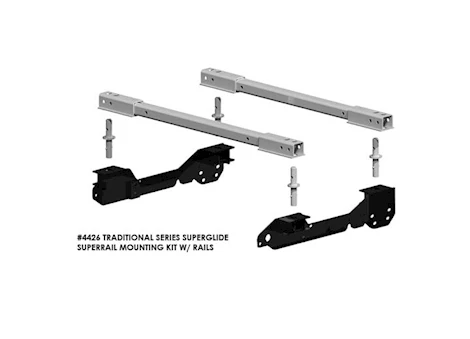 PullRite Traditional Series SuperGlide SuperRail Mounting Kit Main Image