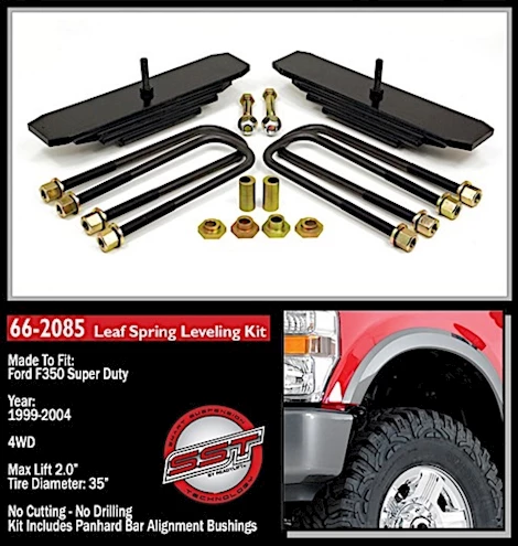 ReadyLift Suspension 2IN FRONT LEVEL KIT 99-04 F250/F350/F450 4WD