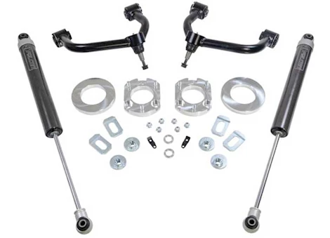 ReadyLift Suspension 21-C FORD RWD/4WD 3IN FRONT LEVELING KIT INC ALIGNMENT CAMS & UCAS W/FALCON 1.1
