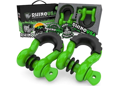Rhino USA 3/4IN D-RING SHACKLE SET
